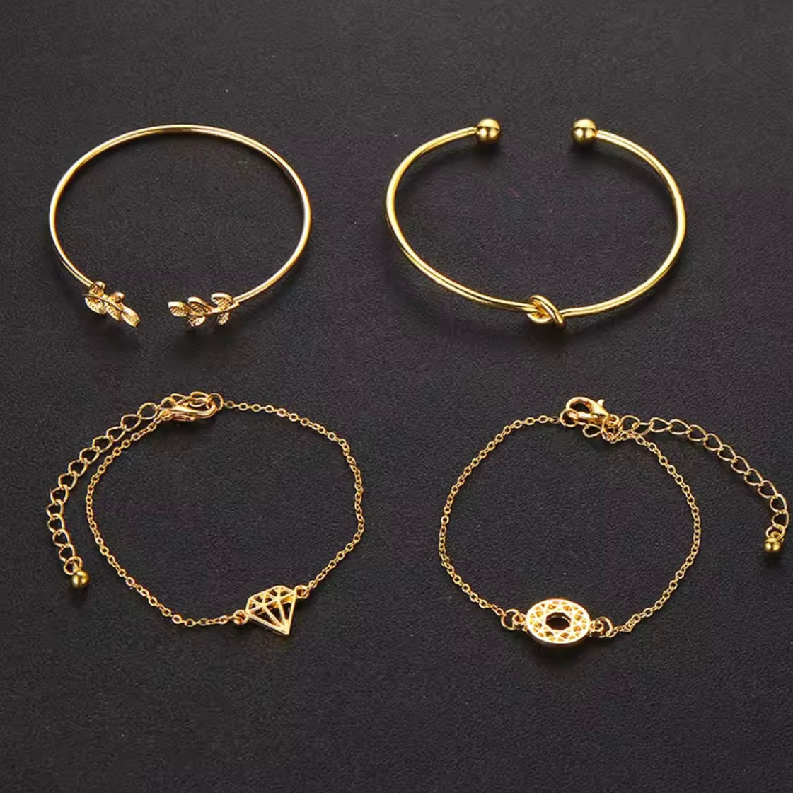 Set of Four - Charm Bracelets