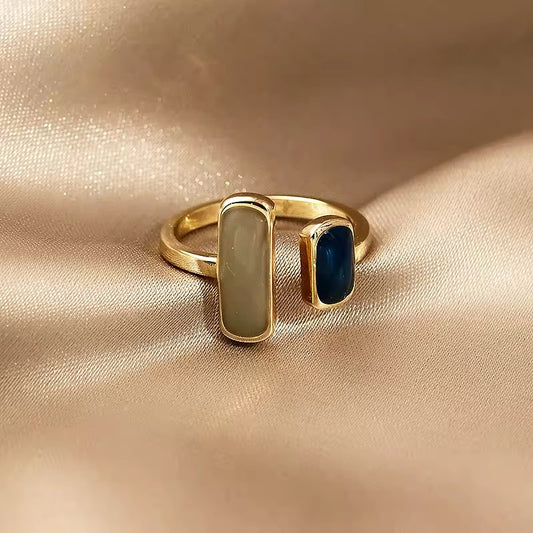 Geometric Metal Ring
