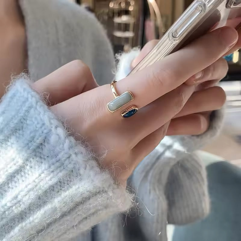 Geometric Metal Ring