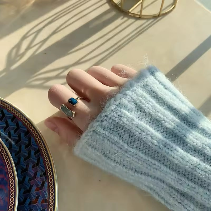 Geometric Metal Ring