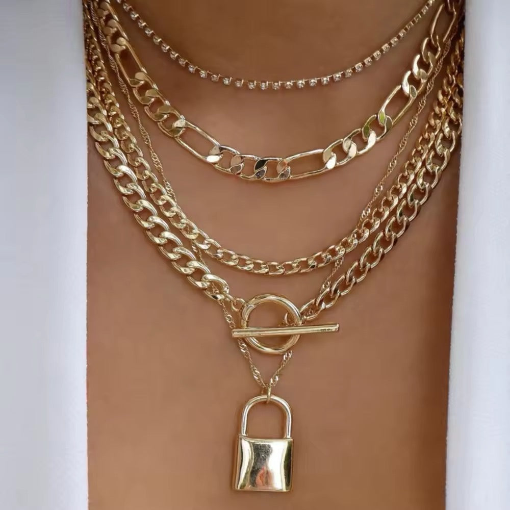 Multi-Layer Chain Necklace