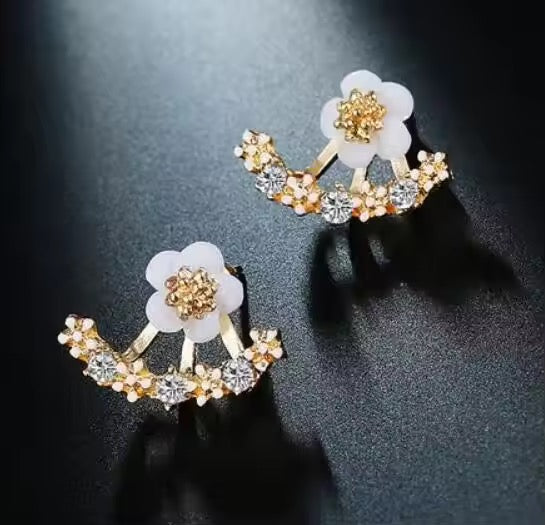 Double Sided Stud Earrings