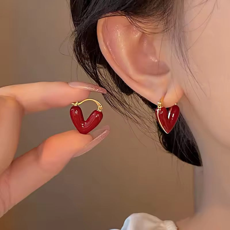 Romantic Enamel Earrings