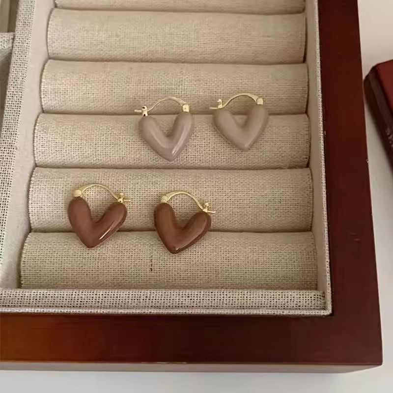 Romantic Enamel Earrings