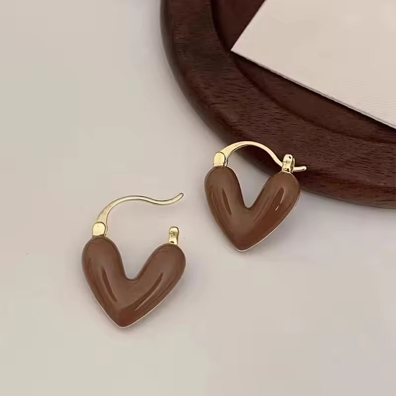 Romantic Enamel Earrings