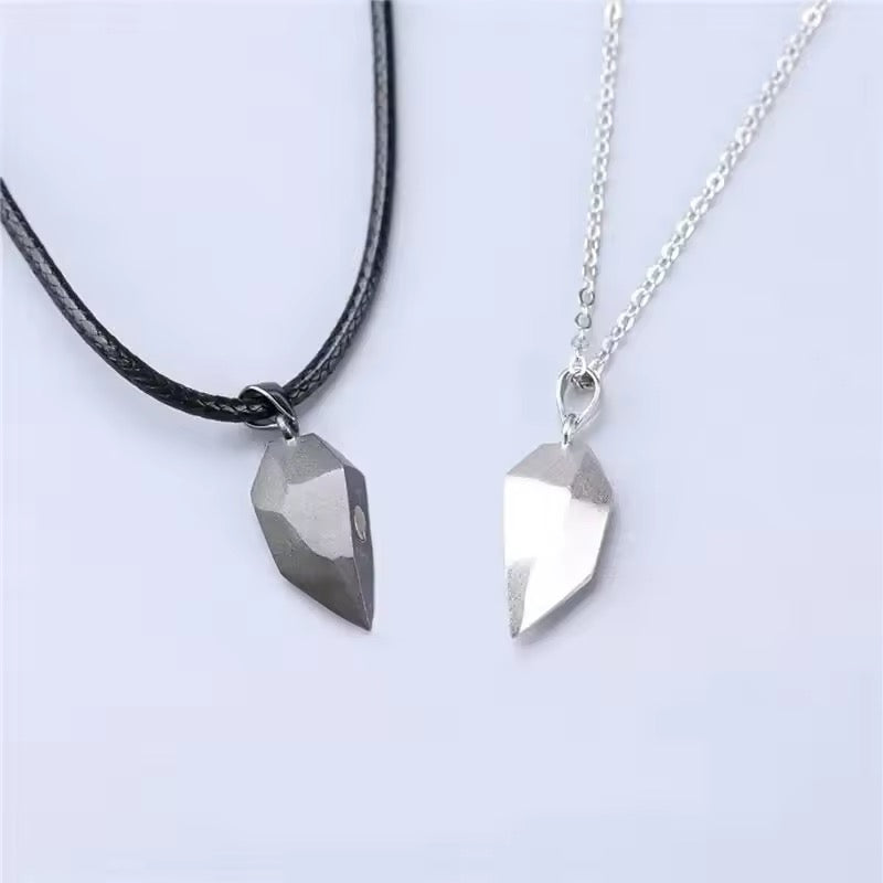Set of Two - Couple Love Magnet Necklace
