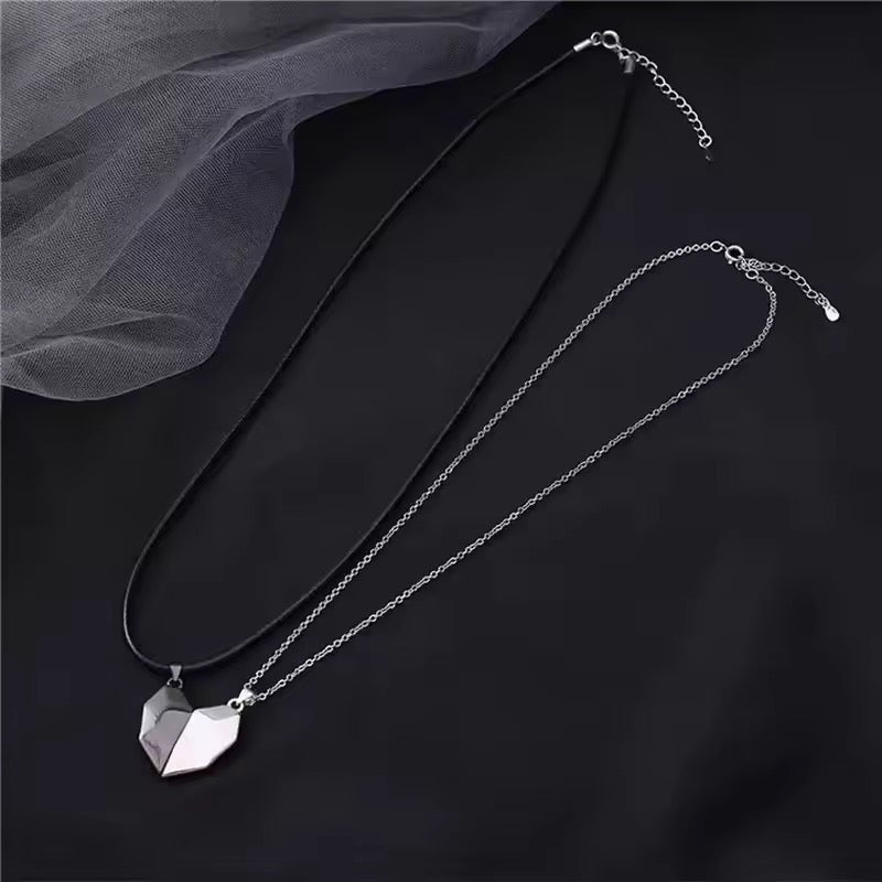 Set of Two - Couple Love Magnet Necklace