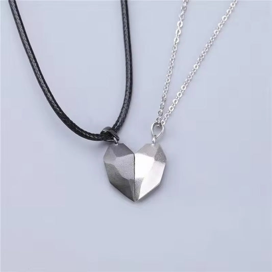 Set of Two - Couple Love Magnet Necklace