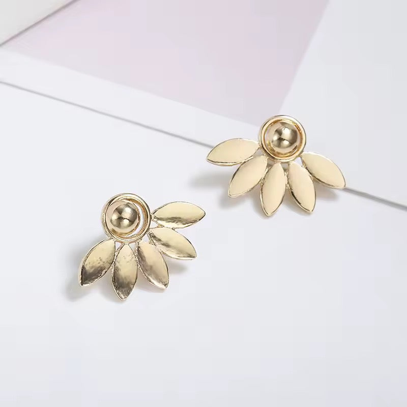 Double Sided Flower Studs