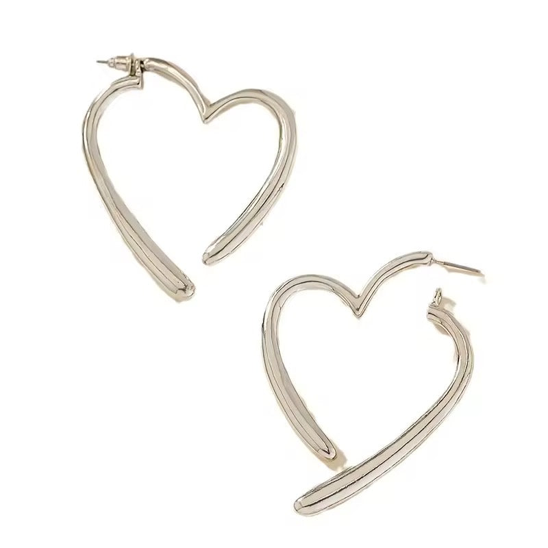 Double Sided Heart Earrings