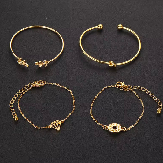 Set of Four - Charm Bracelets