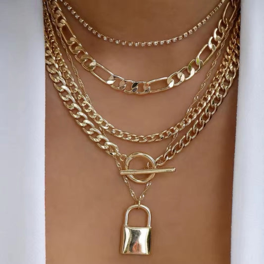 Multi-Layer Chain Necklace