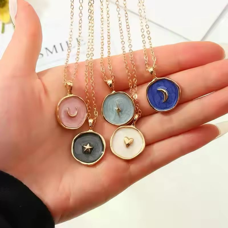 Colorful Enamel Pendants