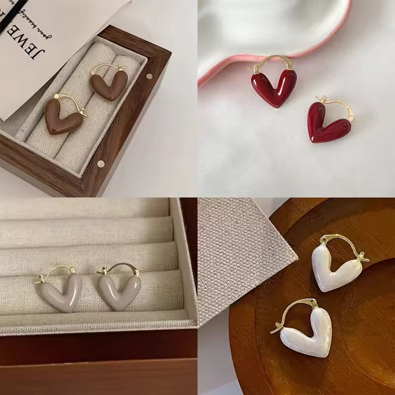 Romantic Enamel Earrings