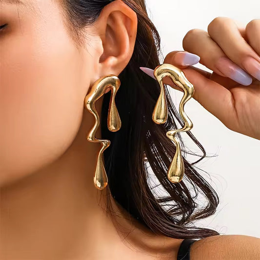 Irregular Water Drop Earrings