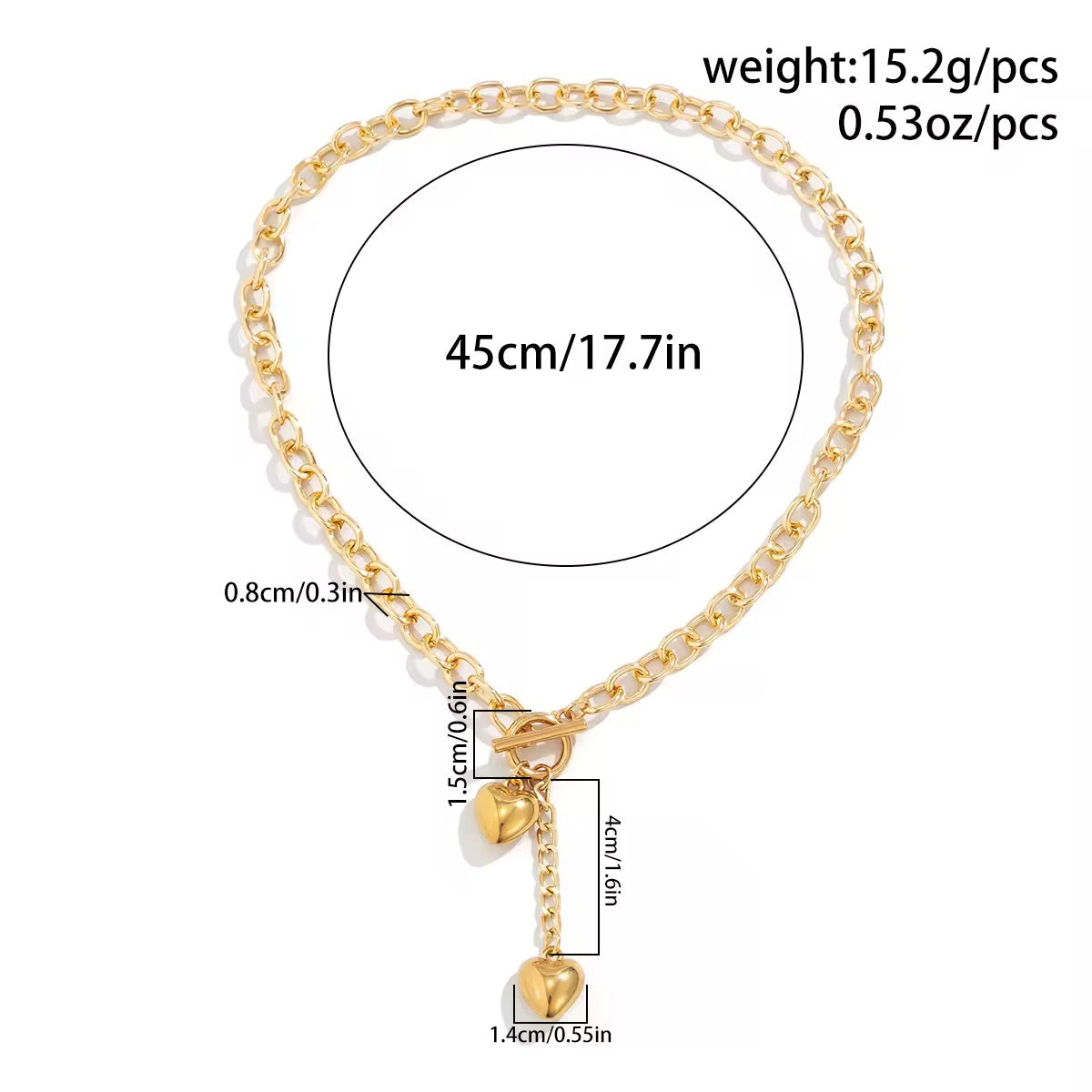 Love Buckle Necklace