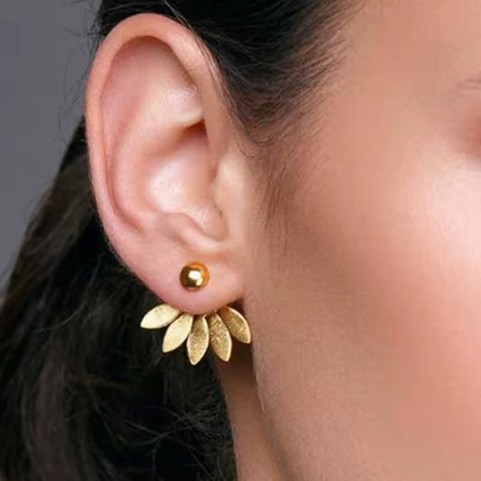 Double Sided Flower Studs